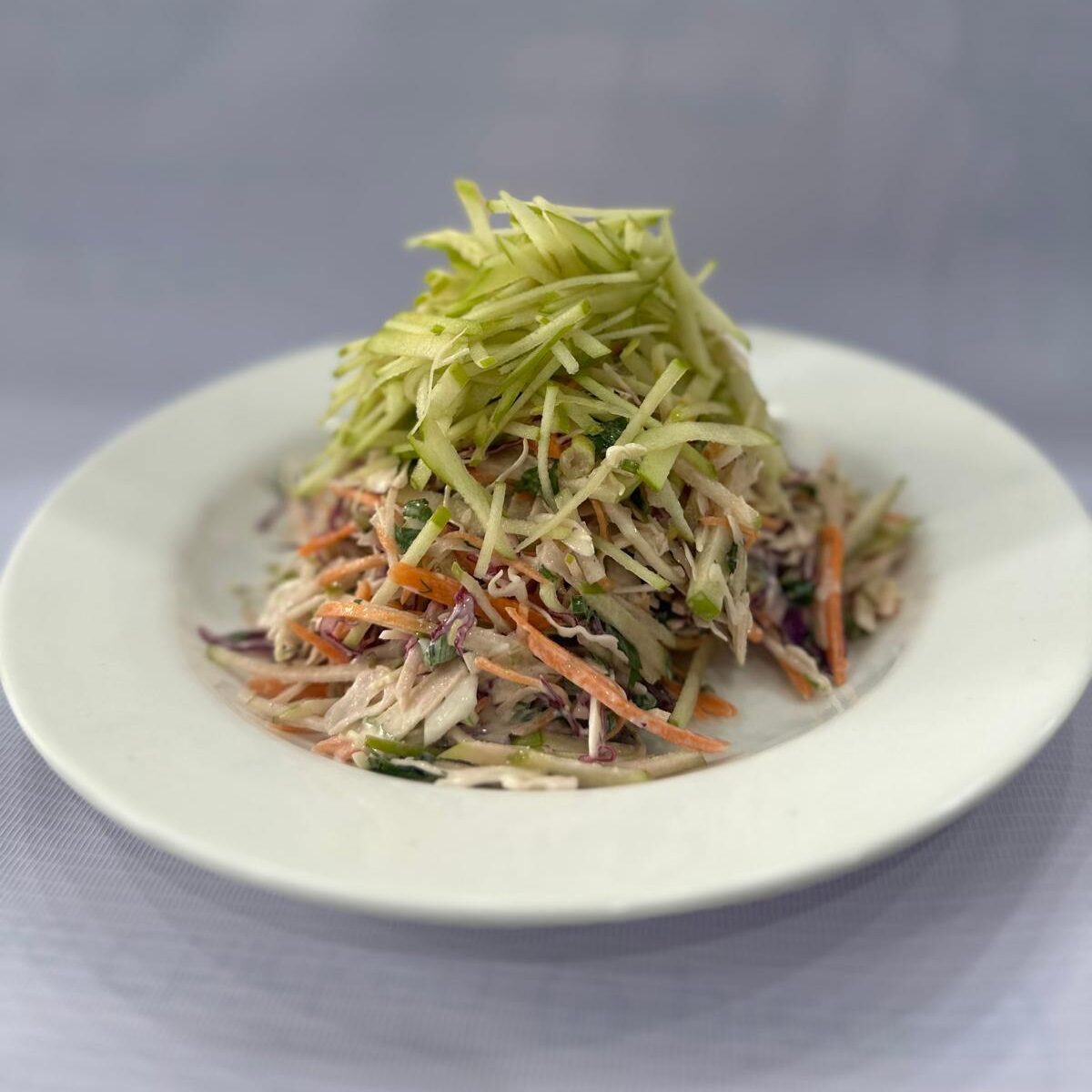 Sour-cream Apple Coleslaw